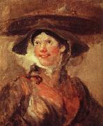 William Hogarth the shrimp girl oil